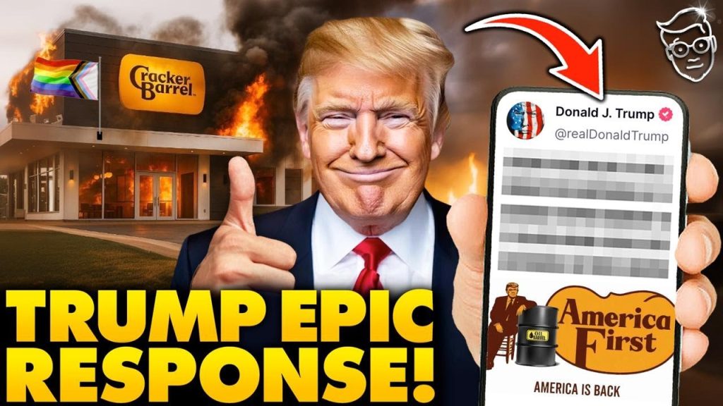 Trump Breaks Silence After Forcing Cracker Barrel to CHANGE Logo, Breaks Internet with EPIC MEME Trump Breaks Silence After Forcing Cracker Barrel to CHANGE Logo, Breaks Internet with EPIC MEME