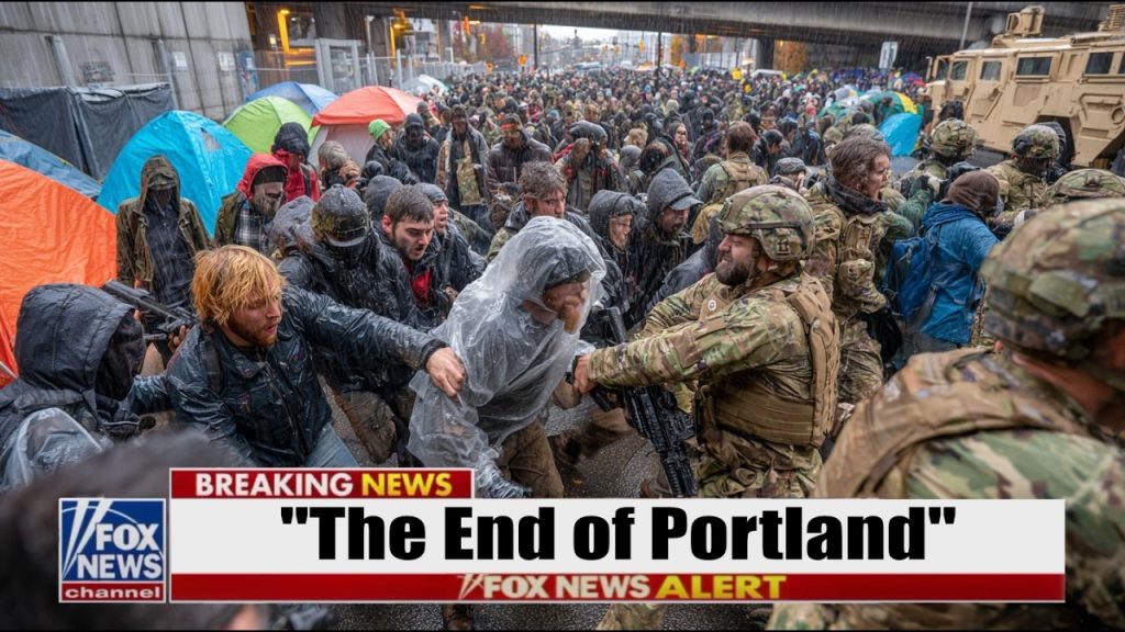 Homeless MOB ‘DIGS IN’… as Trump’s “Removal Troops” LEVEL Portland Encampment