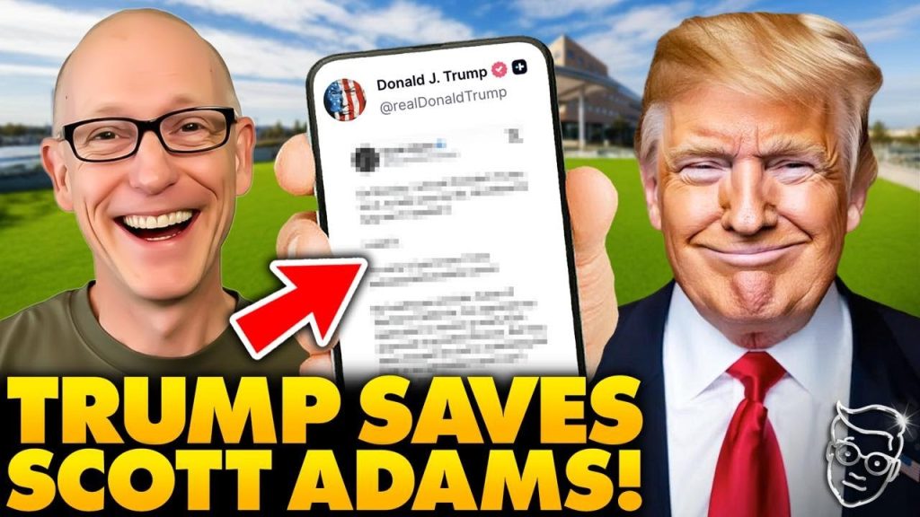 Trump Saves Scott Adams Life! President Steps In, Gets Emergency Cancer Treatment | UNITES Internet