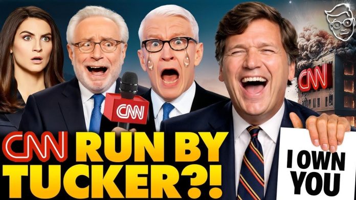 Tucker Carlson Ready To Buy CNN?! Tucker CONFIRMS Bid as CNN Anchors PANIC At Revenge Tour: Why Not?