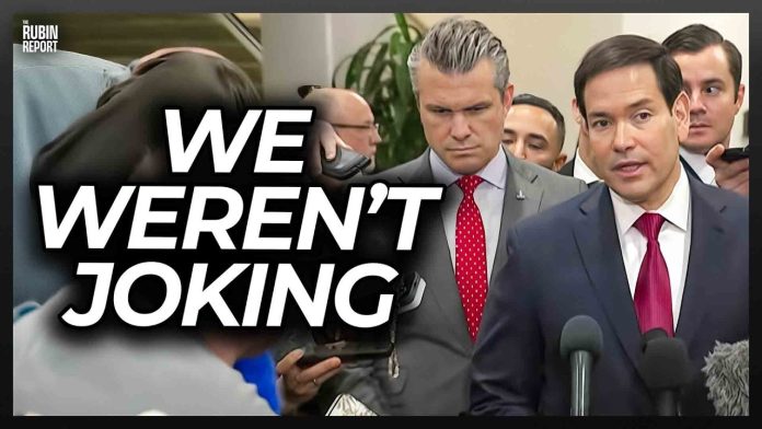 Listen to Press Go Quiet as Rubio Makes It Clear He Isn’t Backing Down