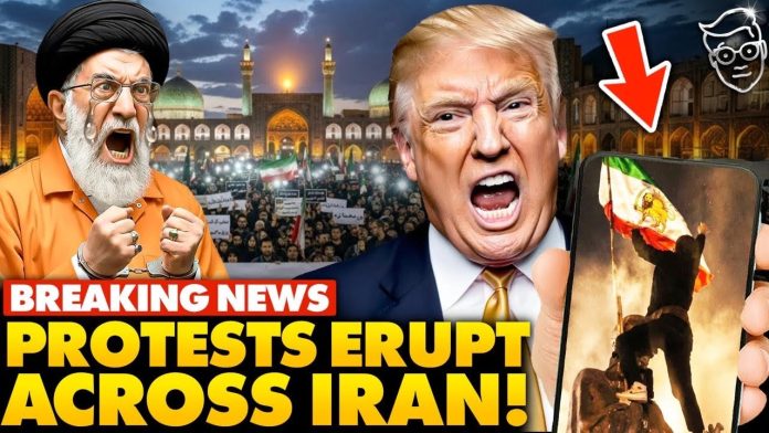 🚨Iran in COLLAPSE: Millions Burn Mosques & Hijabs in REVOLT Against Regime! Trump BOMBS Middle East…