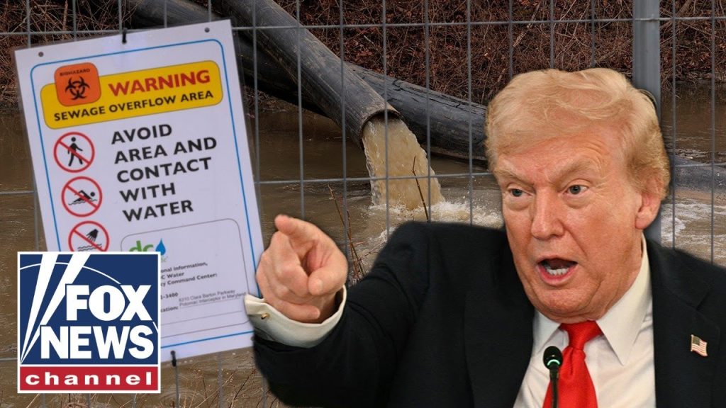 Trump GOES AFTER blue state governor over Potomac sewage spill Trump GOES AFTER blue state governor over Potomac sewage spill