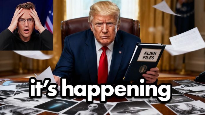 🚨BREAKING: Trump Releases All Classified UFO & Alien Files…