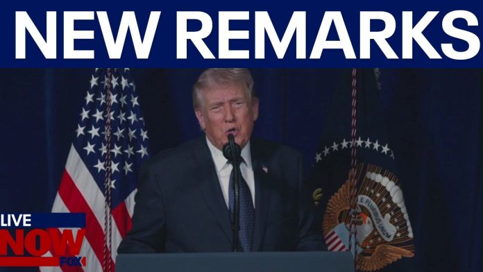 Trump delivers new remarks on Iran strikes