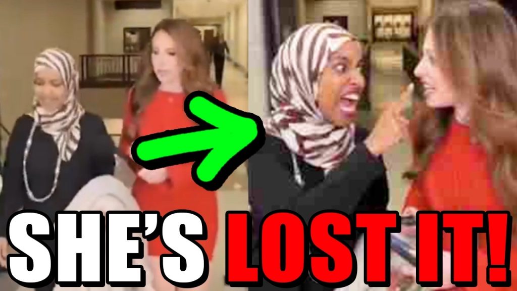 Ilhan Omar turns into a RABID ANIMAL when confronted by based reporter!!