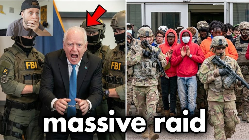 Tim Walz Shouts “I DID NOTHING WRONG”… as Trump RAIDS HIS HEADQUARTERS