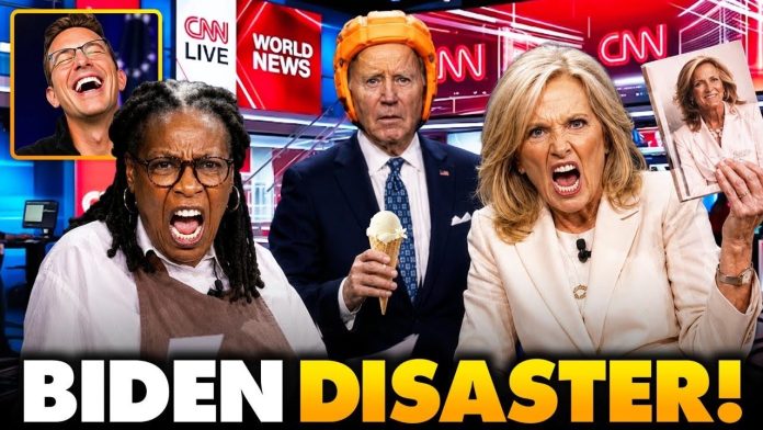 CRINGE: Joe Biden CRASHES Jill Interview LIVE, Gets DRAGGED Offstage as CNN Publicly HUMILIATES Joe…