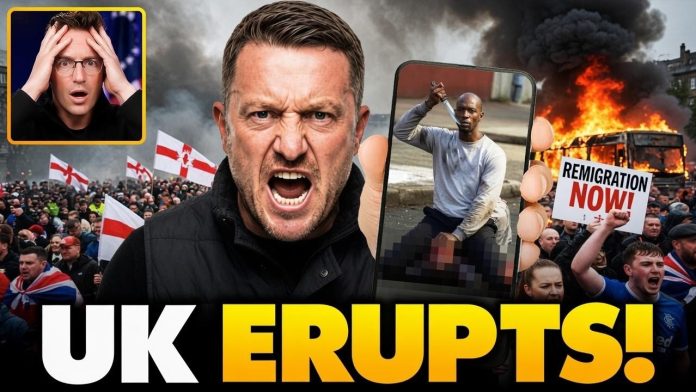 Belfast is BURNING! U.K. Set Ablaze As English Patriots REVOLT After Somali Beheads English Man 🔥🇬🇧