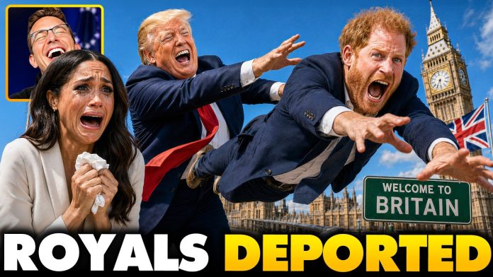 Trump CURSE: Prince Harry & Meghan Markle Are BROKE! Flee USA for U.K. Permanently, ‘Never Returning