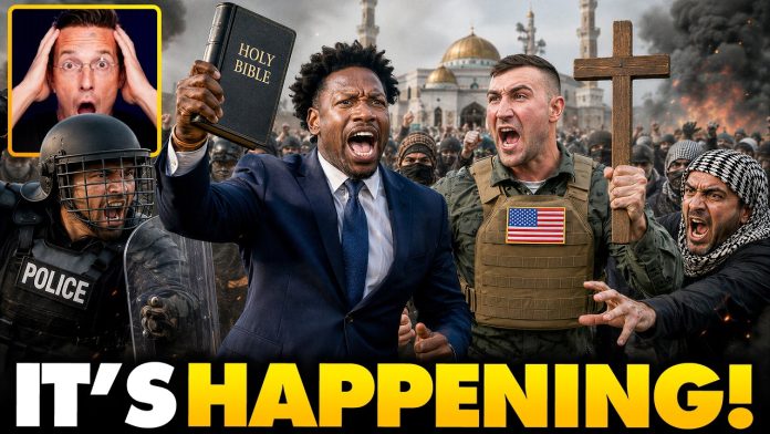 Black Christian Pastor Marches into Muslim-Conquered Michigan City…Gives Speech That’s Pure…🔥