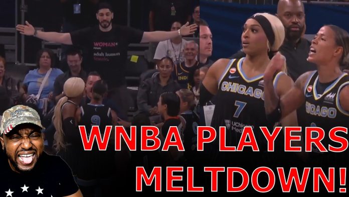 Former NBA Player EJECTED From WNBA Game After Black Lesbians LOSE THEIR MINDS Over Pro Woman Shirt!