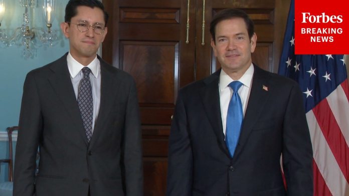 BREAKING NEWS: Reporter Asks Rubio For Response To Trump Renaming Lake Ontario To Lake America