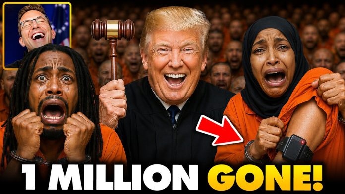 Trump Locks Ankle Monitors Onto Crying Illegals in Preparation to Mass Deport 1 Million to 3rd World